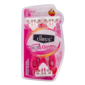 CHIRS'S QUOTTRO FOR WOMEN 3 BLADES RAZORS 3 IN 1