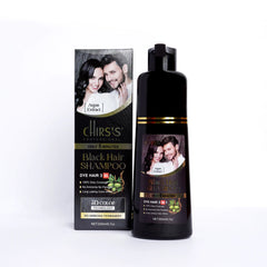 CHIRS PROFESSIONAL HAIR COLOR SHAMPOO 3 IN 1 FOR HAIR , BEARD AND MOUSTACHE