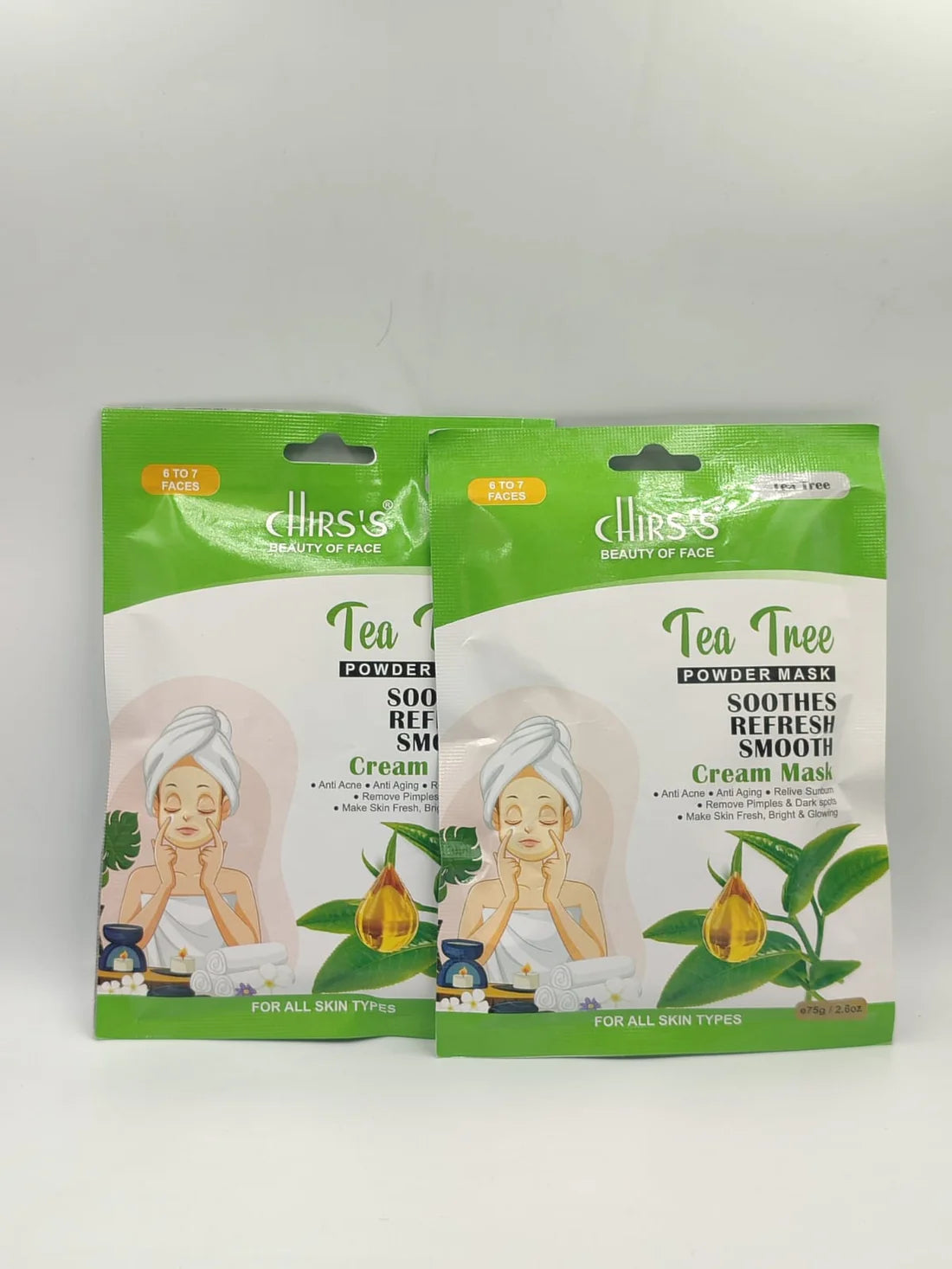 CHIRS TEA TREE POWDER MASK