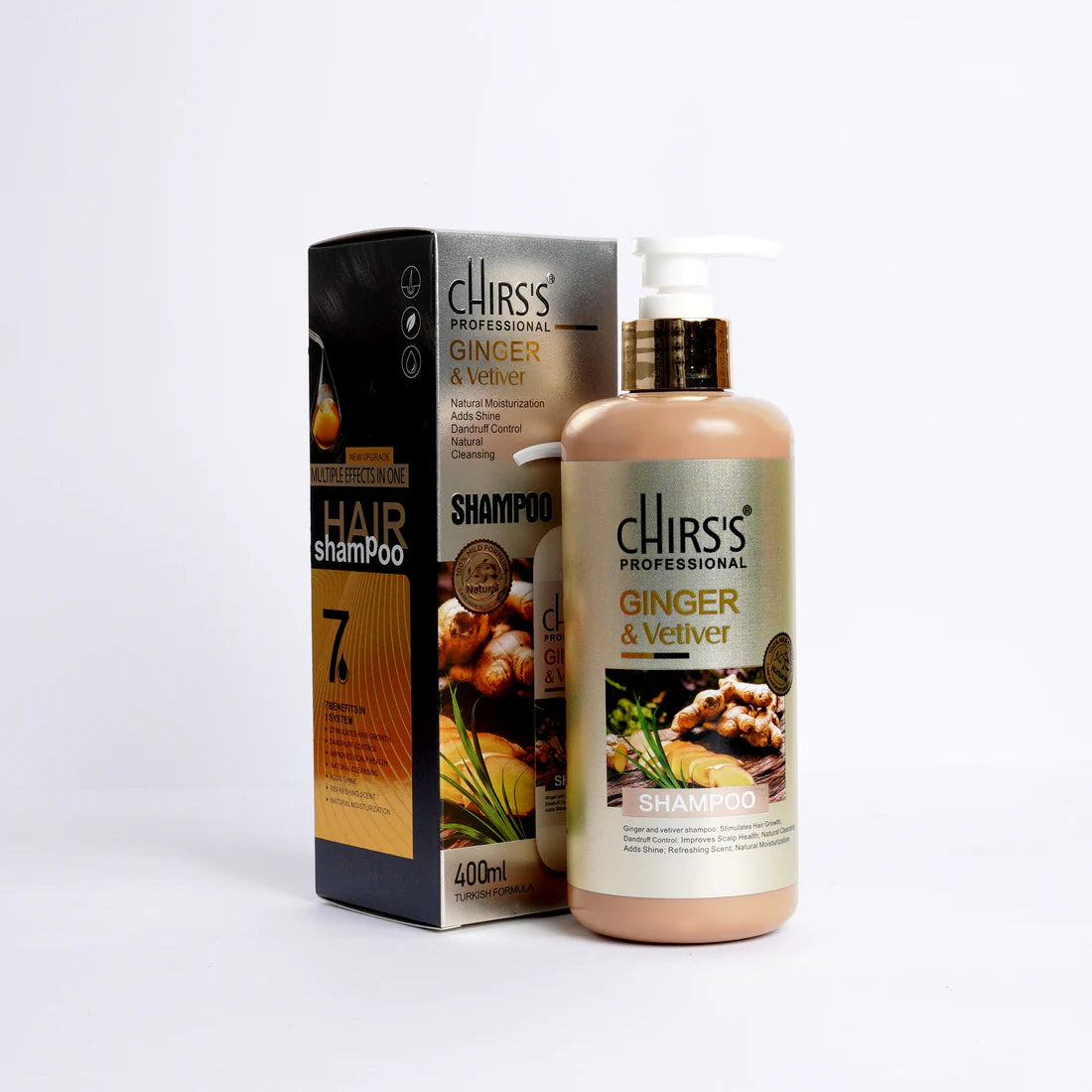 CHIRS'S PROFESSIONAL GINGER & VETIVER SHAMPOO 400 ML