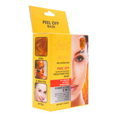 CHIRS'S 24K GOLD REJUVENATION PEEL OFF FACE PURIFYING MASK 8 IN 1 POWER ACTION