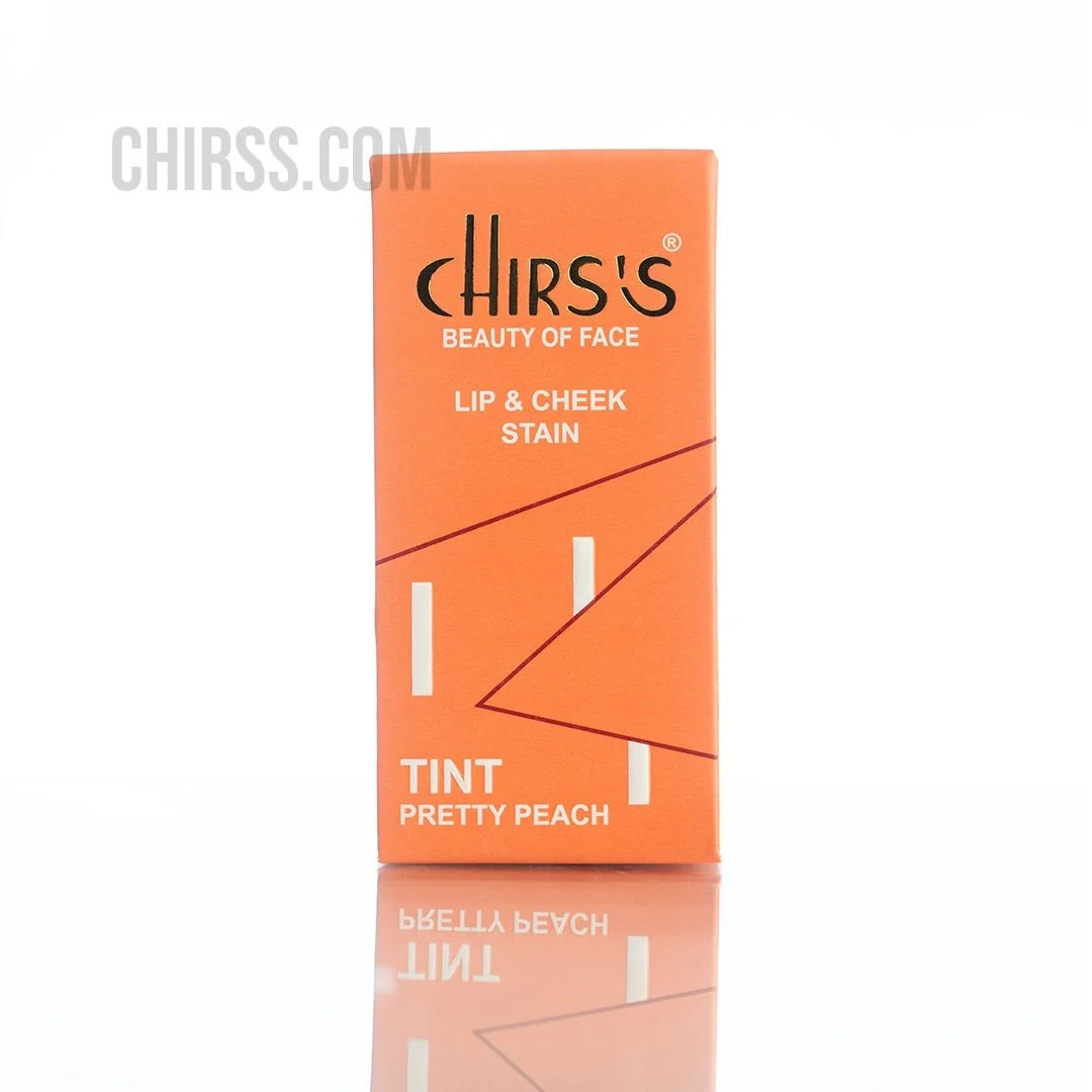 CHIRS'S LIPS & CHEEK STAIN TINT - PRETTY PEACH