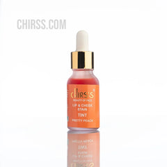 CHIRS'S LIPS & CHEEK STAIN TINT - PRETTY PEACH