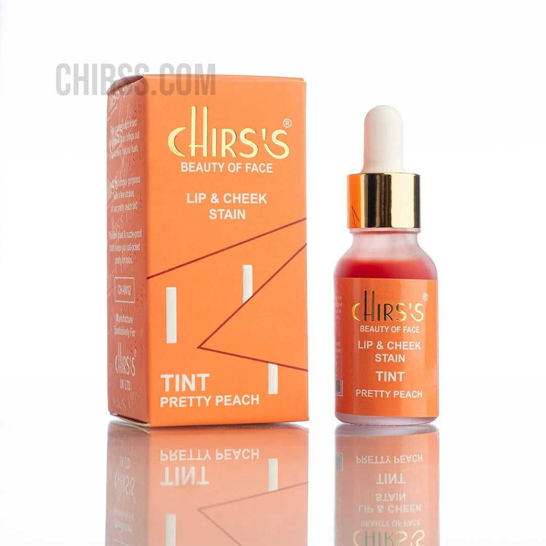 CHIRS'S LIPS & CHEEK STAIN TINT - PRETTY PEACH