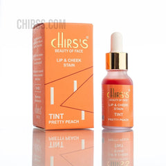 CHIRS'S LIPS & CHEEK STAIN TINT - PRETTY PEACH