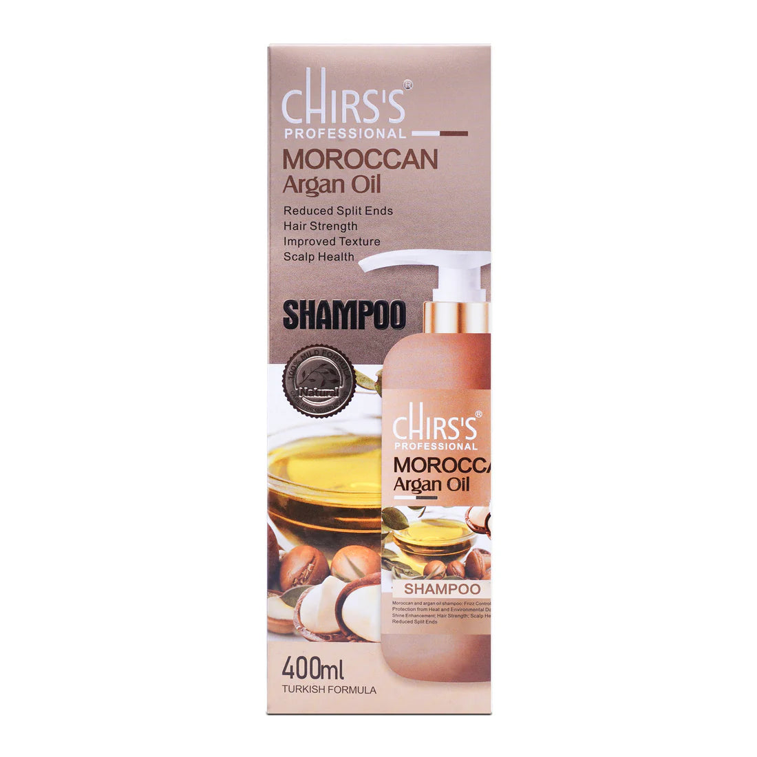 CHIRS'S PROFESSIONAL MOROCCAN ARGAN OIL SHAMPOO 400 ML