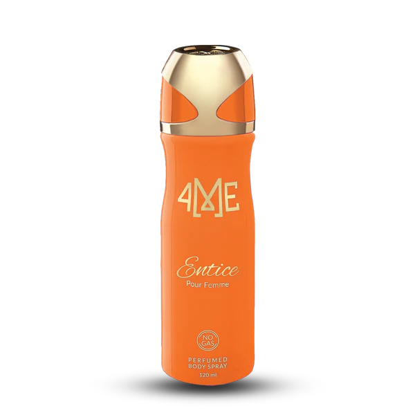 Entice Perfumed Body Spray Pour Femme 120ml No Gas